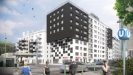 An der U6-Station Jägerstraße entsteht durch die Wiener Komfortwohnungen ein leistbares Wohnobjekt. Deshalb leistbar, weil auf Baurecht errichtet. 