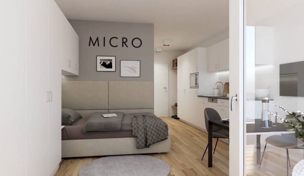 So werden die Micro-Apartments 2023 aussehen
