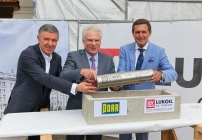 Lukoil feiert Grundsteinlegung für neue Firmenzentrale