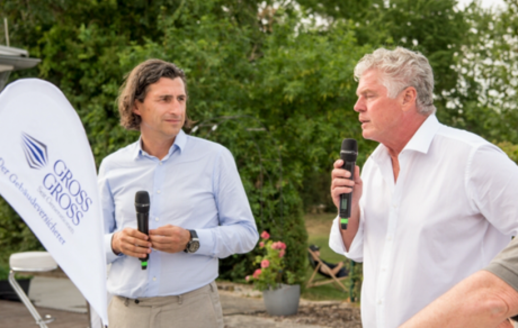 Johannes Wild und Georg Edlauer beim Golfturnier am Bundestag