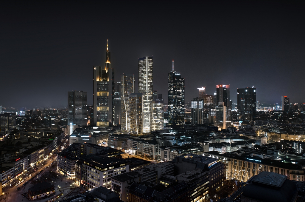 Das Stadtentwicklungsgebiet Four in Frankfurt