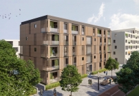 Invesco hat ein Wohnprojekt in Holzbauweise in Mannheim erworben