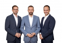 Drees & Sommer erweitert Führungsteam: Gerald Herndlhofer, Philipp Gansch und Georg Stadlhofer (v.l.n.r.)