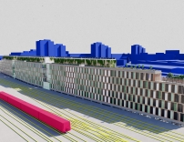 Dimension und Lage des geplanten Gebäudes © HB Reavis Germany