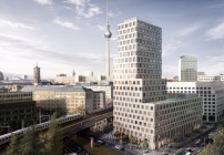 Rendering des geplanten "CentralTower Berlin". (c) CESA Group