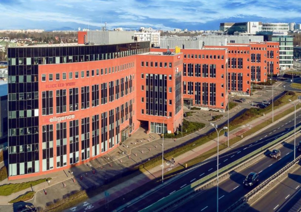 Kopernik Bürokomplex hat fünf Bürogebäude mit einer Gesamtnutzfläche von 25.000 m² © Knight Frank 