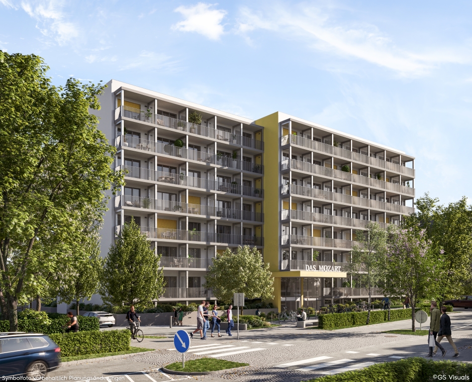 Mozartheim in Klagenfurt wird revitalisiert © Riedergarten Immobilien 